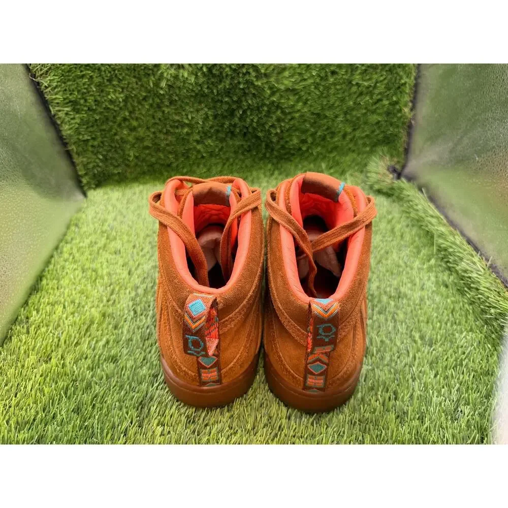 Nike KD 7 NSW 653872-200 Athletic Sneaker Men's 11 Brown Leather Gym Running